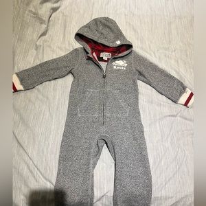 Roots half zip onesie